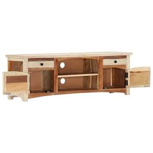TV stolek 120 x 30 x 40 cm masivní recyklované dřevo - obrázek 3