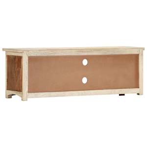 TV stolek 120 x 30 x 40 cm masivní recyklované dřevo - obrázek 4