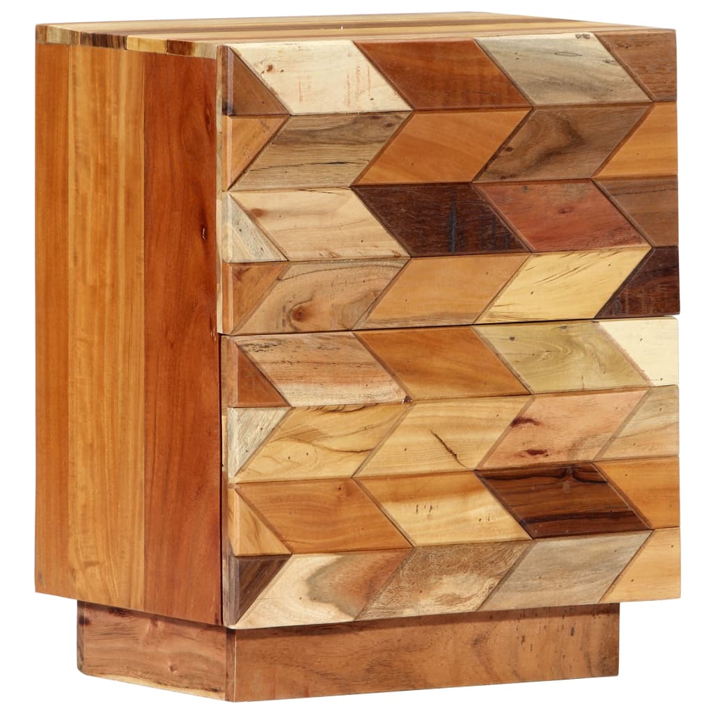 vidaXL Noptieră, 40 x 30 x 50 cm, lemn masiv reciclat vidaXL