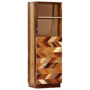 Skříň highboard 40 x 32 x 122 cm masivní recyklované dřevo