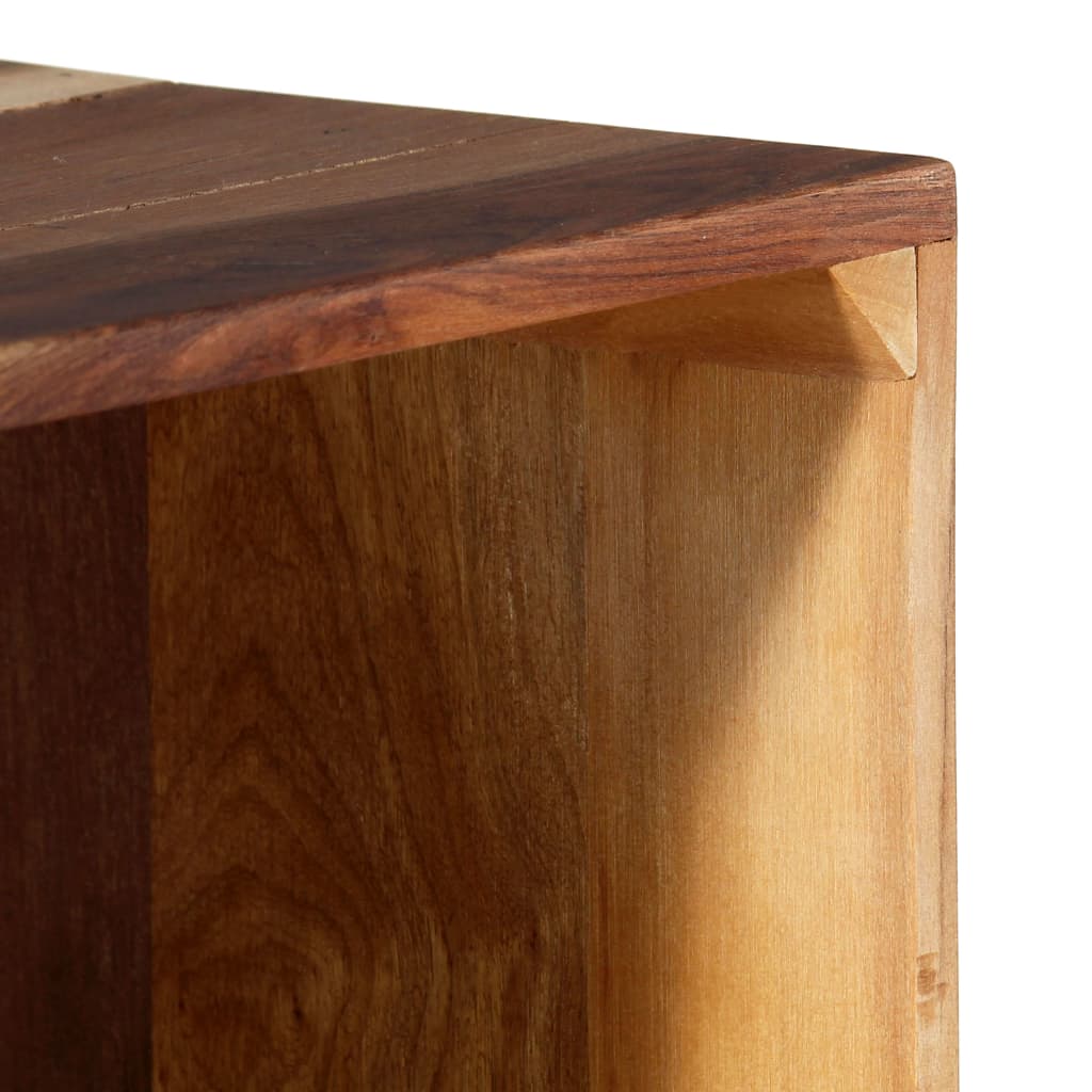vidaXL Highboard 15.8"x12.6"x48" Solid Reclaimed Wood