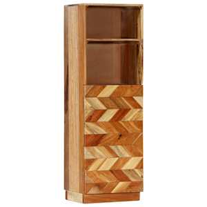 Skříň highboard 40 x 32 x 122 cm masivní recyklované dřevo - obrázek 7