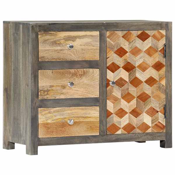 vidaXL kummut, hall, 75 x 30 x 60 cm, toekas mangopuit