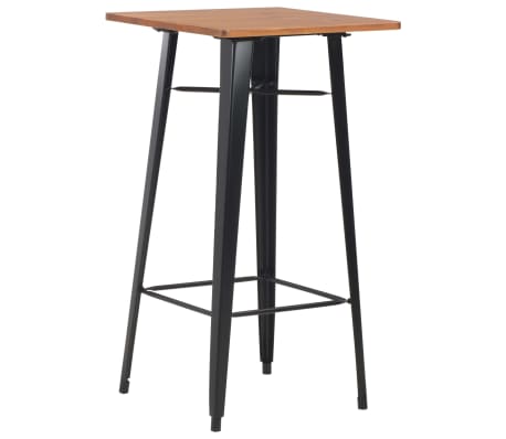 Mobilier De Bar Jardin 3 Pièces Bambou – Table Et 2 Chaises VidaXL