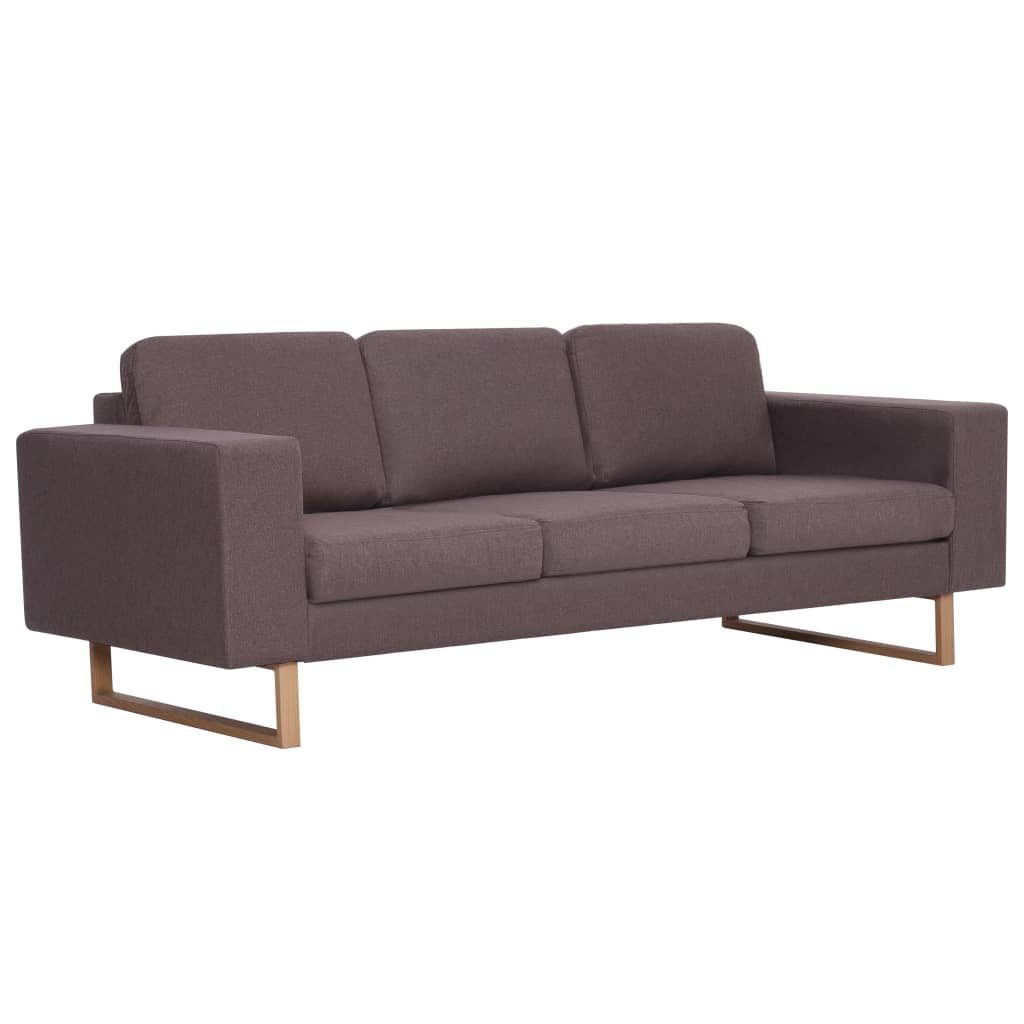 vidaXL 2-dijelni set sofa od tkanine bež