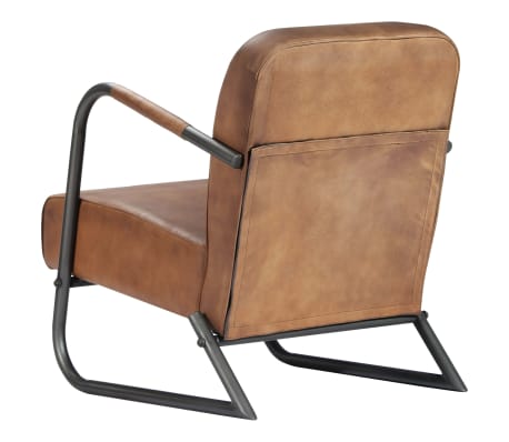 vidaXL Fauteuil de Repos Marron Clair Cuir Véritable Chaise Siège Salon Bureau | eBay vidaXL Fauteuil de Repos Marron Clair Cuir Véritable Chaise Siège Salon Bureau | eBay