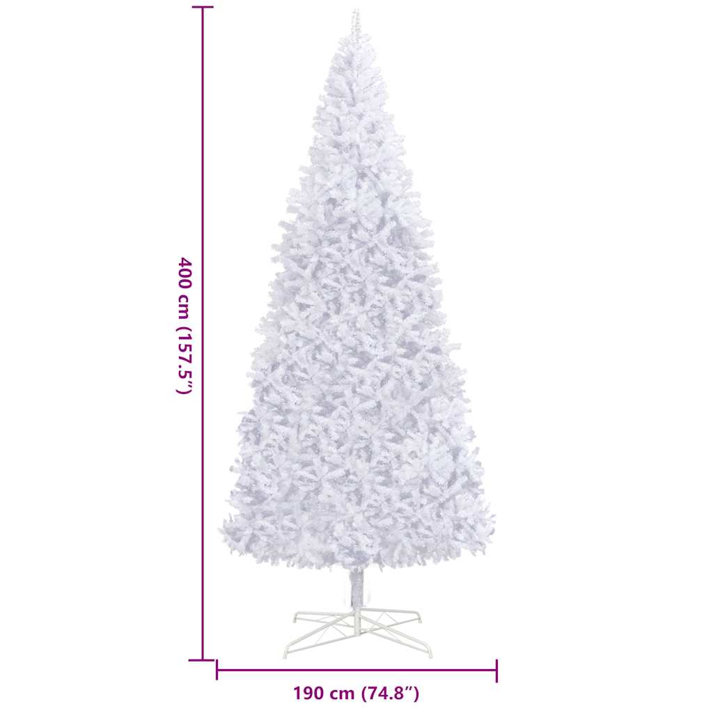Umělý vánoční strom 400 cm bílý 284294
