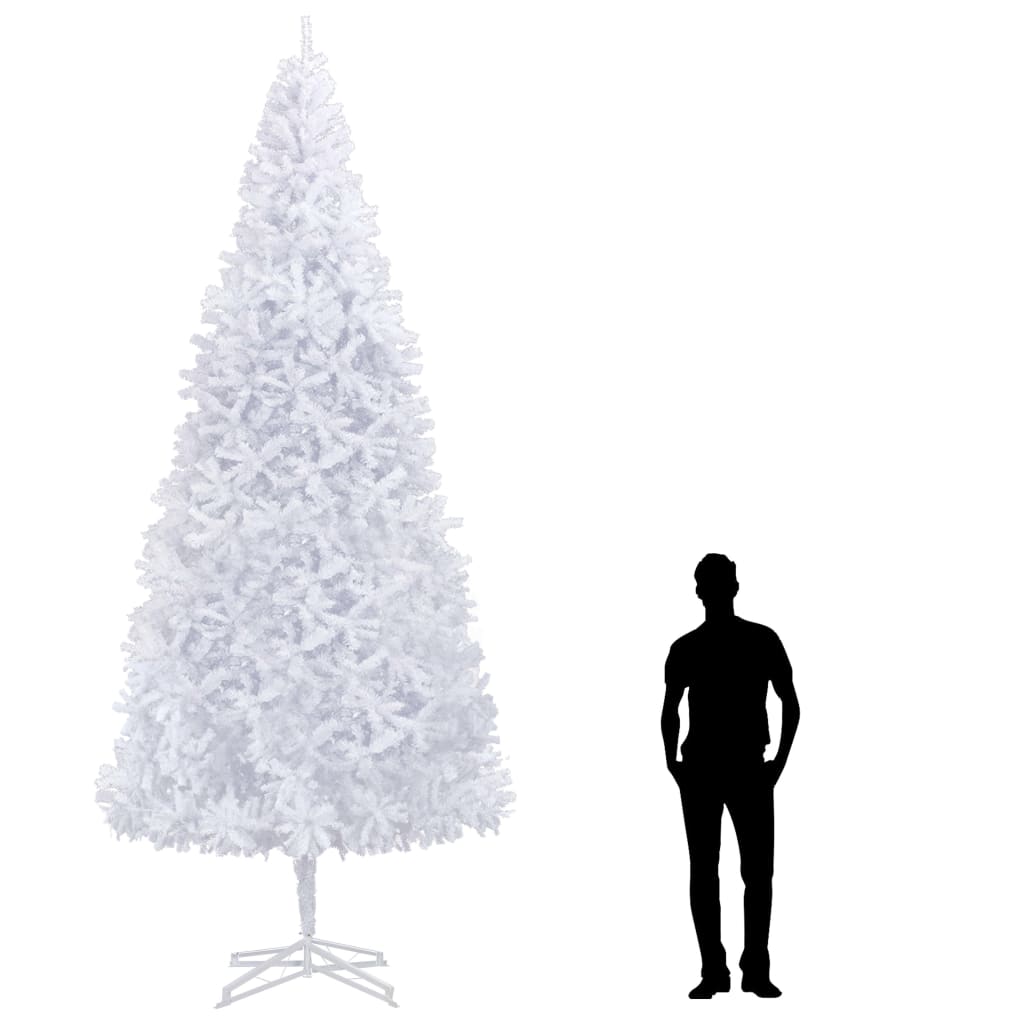 vidaXL Brad de Crăciun artificial, alb, 400 cm 400