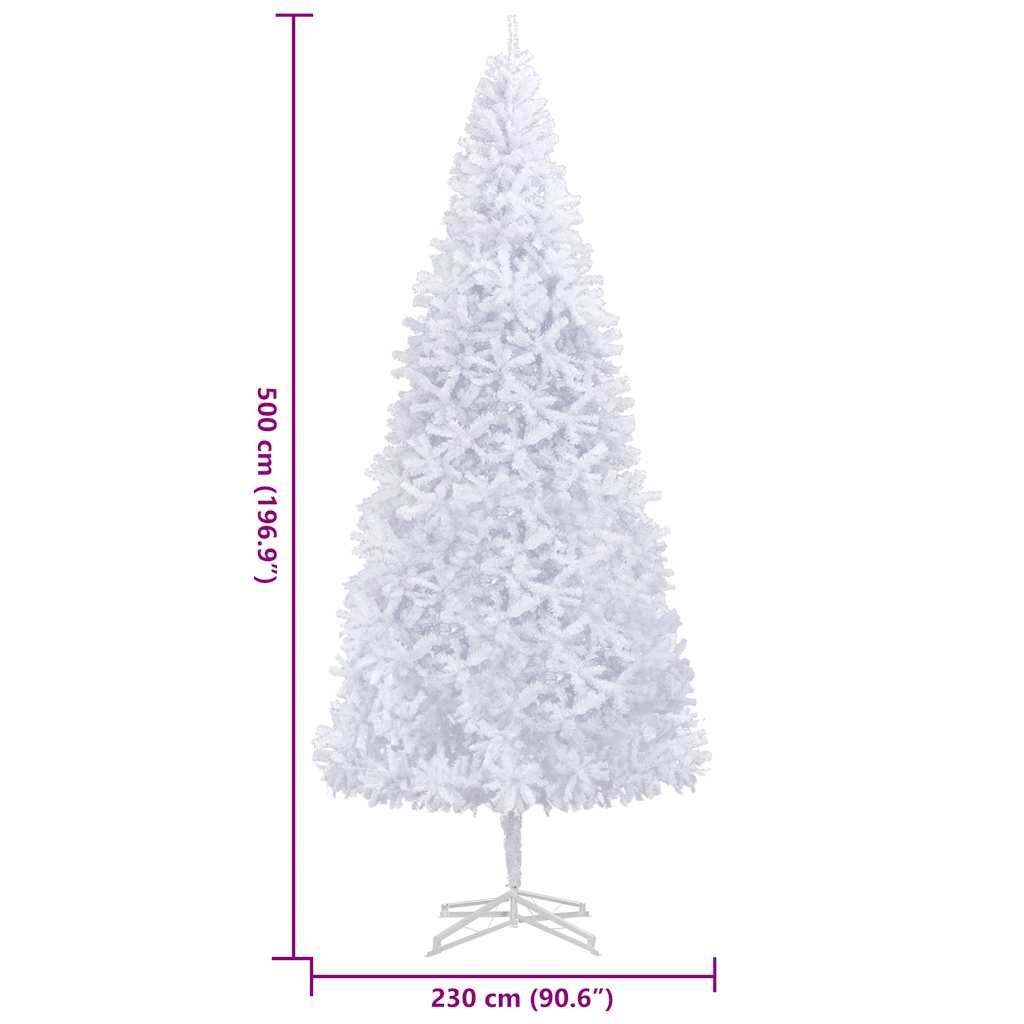 Umetna novoletna jelka 500 cm bela