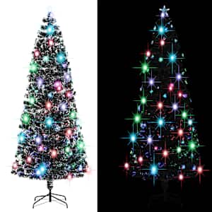 Předem osvětlený vánoční stromek se stojanem a LED 240 cm optické vlákno - obrázek 2