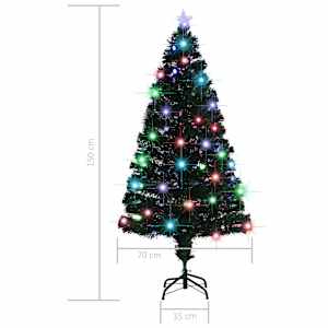Předem osvětlený vánoční stromek se stojanem a LED 150 cm optické vlákno - obrázek 10