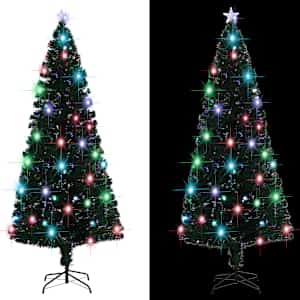Předem osvětlený vánoční stromek se stojanem a LED 210 cm optické vlákno - obrázek 3