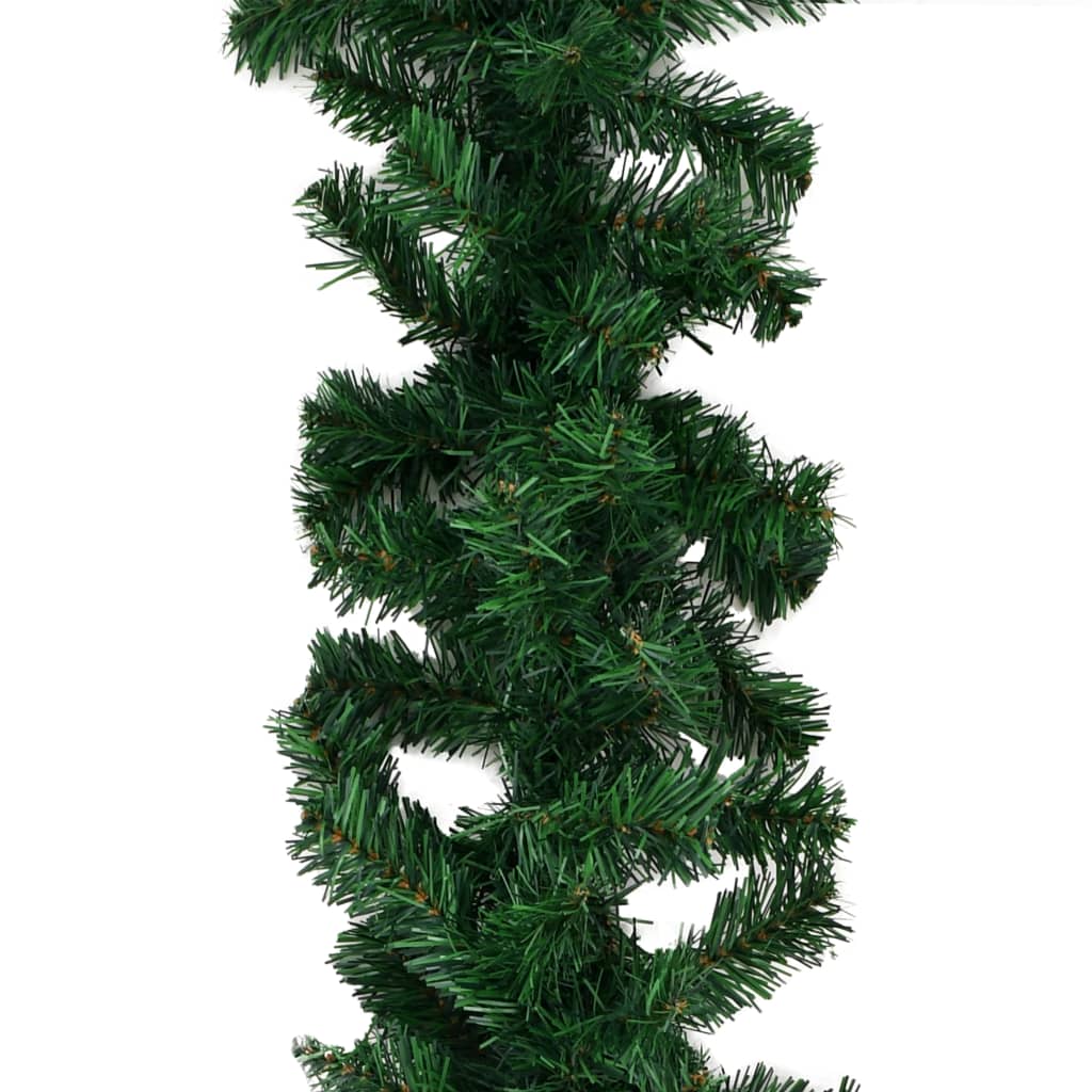 4 db zöld PVC karácsonyi füzér 270 cm 