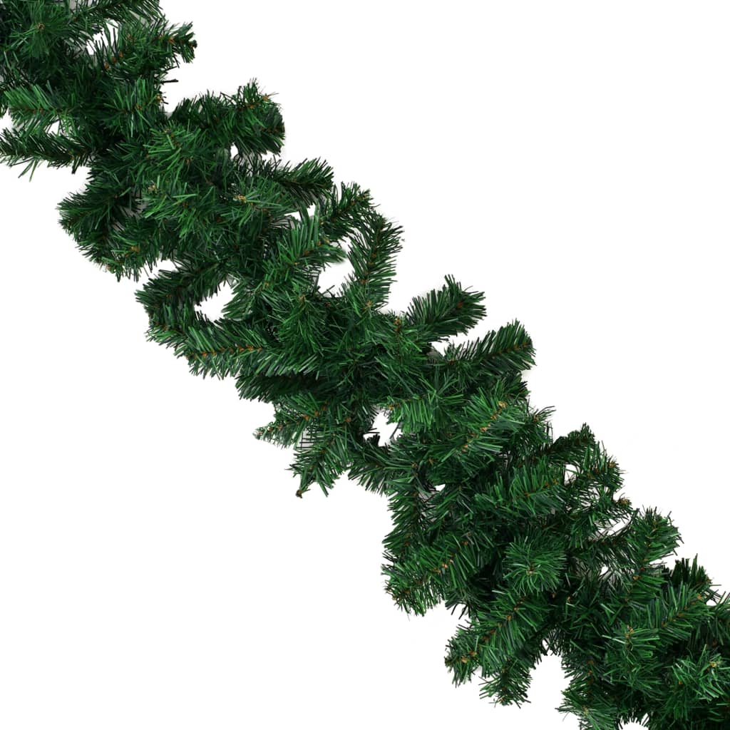 Kerstslingers 4 st 270 cm PVC groen