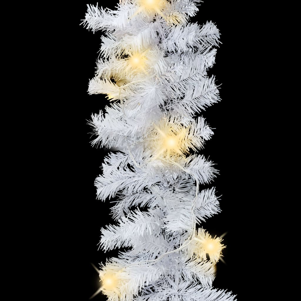 Fehér karácsonyi füzér LED-es izzókkal 5 m 