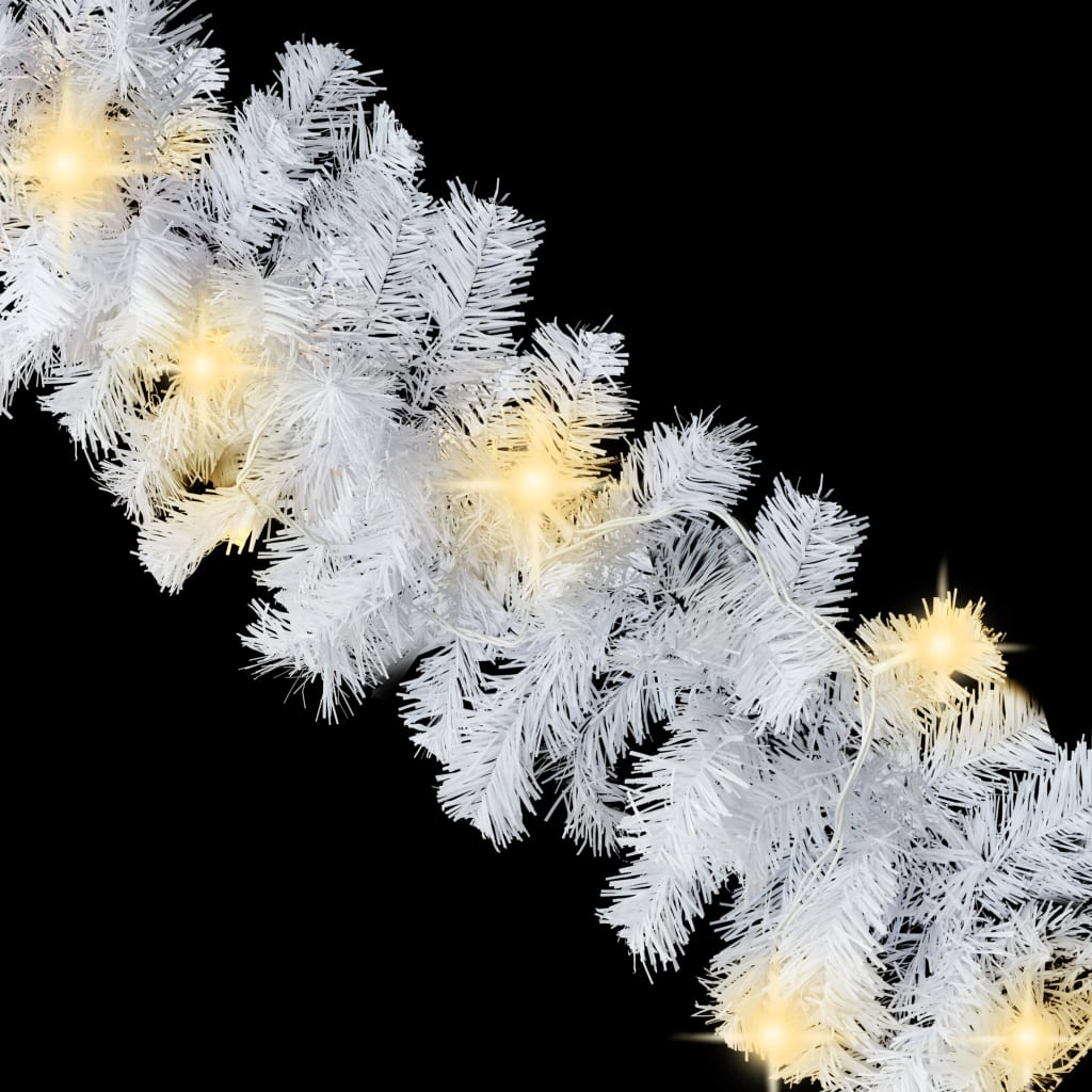 Fehér karácsonyi füzér LED-es izzókkal 10 m 