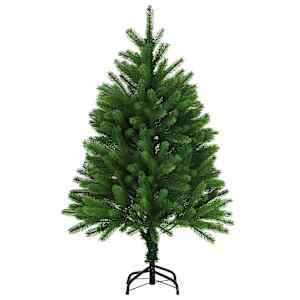 Umělý vánoční stromek s realistickým jehličím 120 cm zelený - obrázek 1