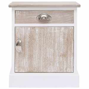 vidaXL Nattbord 38x28x45 cm keisertre