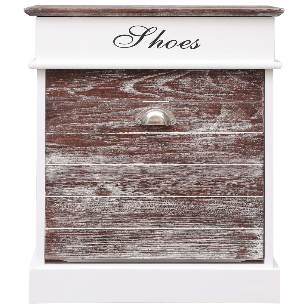 

vidaXL Schoenenkast 50x28x58 cm paulowniahout bruin