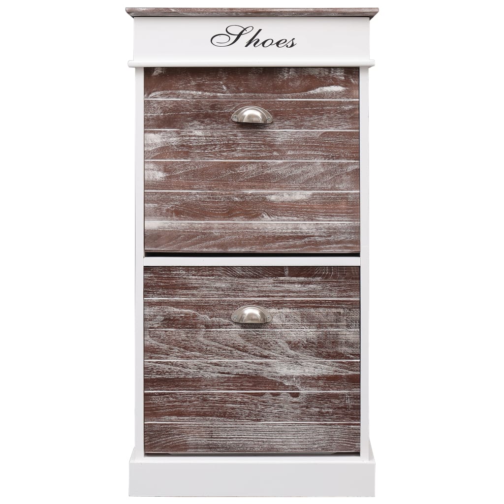 

vidaXL Schoenenkast 50x28x98 cm paulowniahout bruin