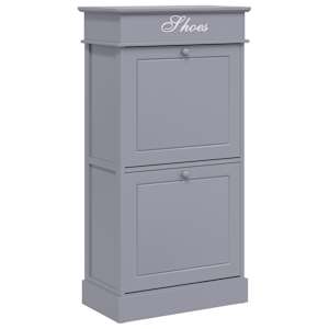 vidaXL kingakapp, hall, 50 x 28 x 98 cm, Paulownia puit