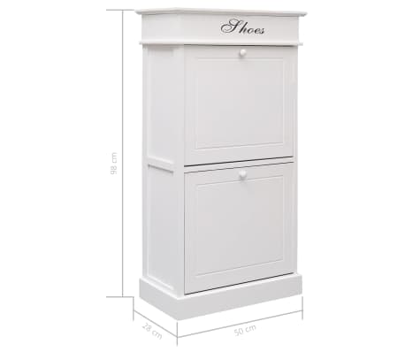 vidaxl shoe cabinet