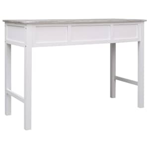 Psací stůl šedý 110 x 45 x 76 cm dřevo - obrázek 5