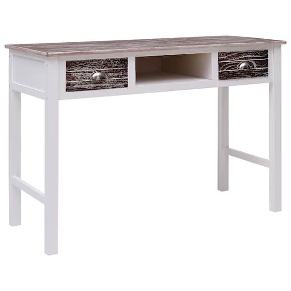 vidaXL kirjutuslaud, pruun, 110 x 45 x 76 cm, puit