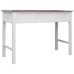 Psací stůl hnědý 110 x 45 x 76 cm dřevo - obrázek 4