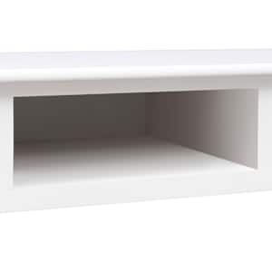 Psací stůl bílý 110 x 45 x 76 cm dřevo - obrázek 8
