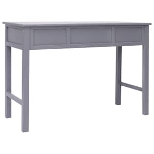 Psací stůl šedý 110 x 45 x 76 cm dřevo - obrázek 5