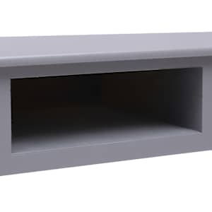 Psací stůl šedý 110 x 45 x 76 cm dřevo - obrázek 8