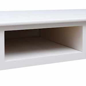 Psací stůl bílý 110 x 45 x 76 cm dřevo - obrázek 8