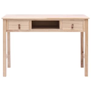 Psací stůl přírodní 110 x 45 x 76 cm dřevo - obrázek 3
