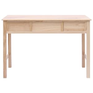 Psací stůl přírodní 110 x 45 x 76 cm dřevo - obrázek 4