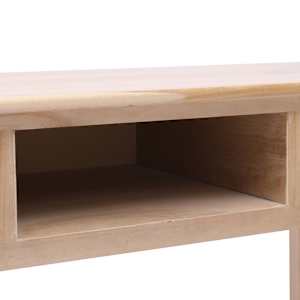 Psací stůl přírodní 110 x 45 x 76 cm dřevo - obrázek 7