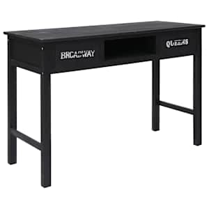 vidaXL konsoollaud, must, 110 x 45 x 76 cm, puit