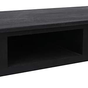 Konzolový stolek černý 110 x 45 x 76 cm dřevo - obrázek 8