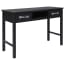  vidaXL fekete fa tálalóasztal 110 x 45 x 76 cm termék 2. képe