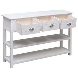 vidaXL Μπουφές Λευκός 115 x 30 x 76 εκ. από Ξύλο