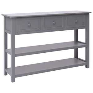 vidaXL Μπουφές Γκρι 115 x 30 x 76 εκ. από Ξύλο