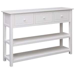 vidaXL Μπουφές Λευκός 115 x 30 x 76 εκ. από Ξύλο