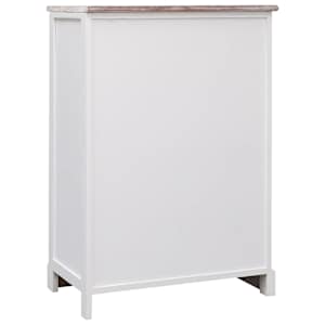 Příborník s 10 zásuvkami hnědý 113 x 30 x 79 cm dřevo - obrázek 7