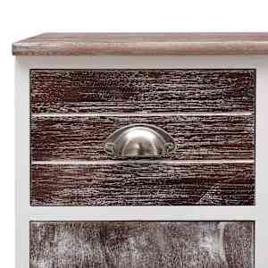Příborník s 10 zásuvkami hnědý 113 x 30 x 79 cm dřevo - obrázek 10