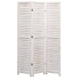 vidaXL Cloison de séparation 3 panneaux 105x165 cm Bois