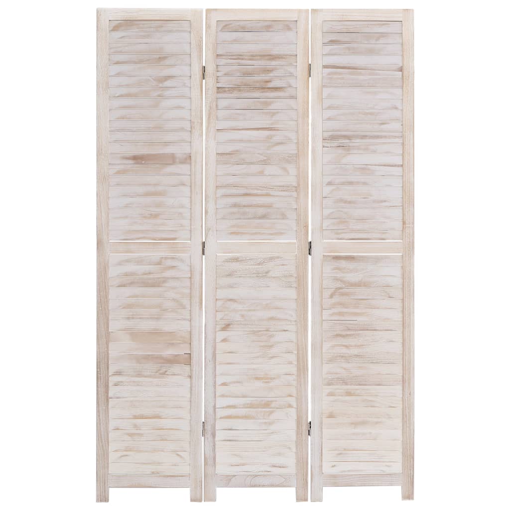

vidaXL Kamerscherm met 3 panelen 105x165 cm hout