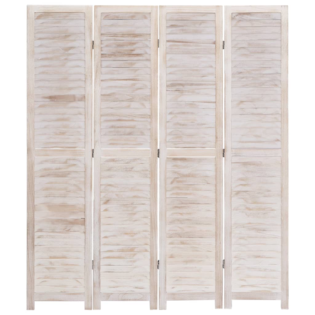 

vidaXL Kamerscherm met 4 panelen 140x165 cm hout