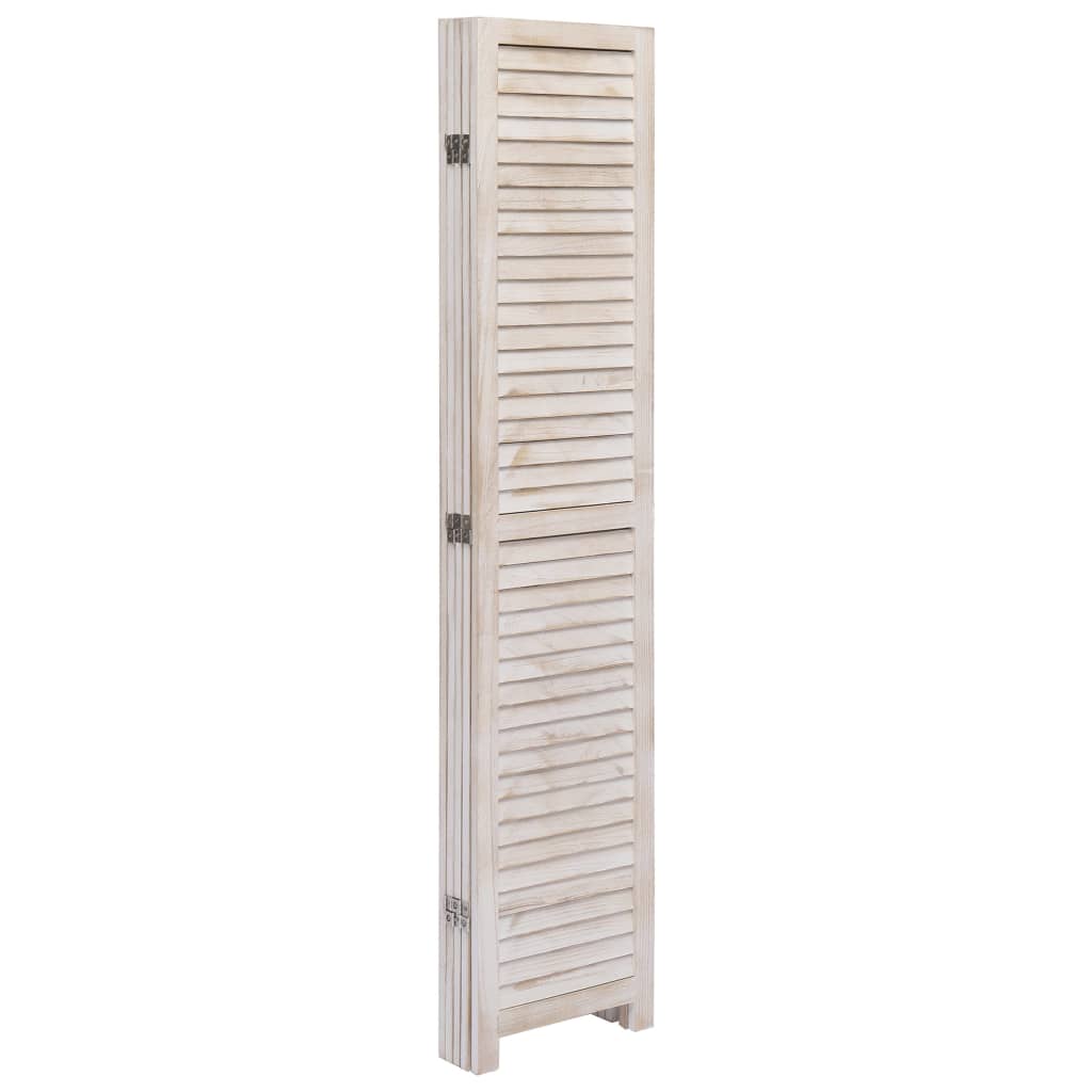 vidaXL 5-Panel Room Divider 68.9"x64.7" Wood