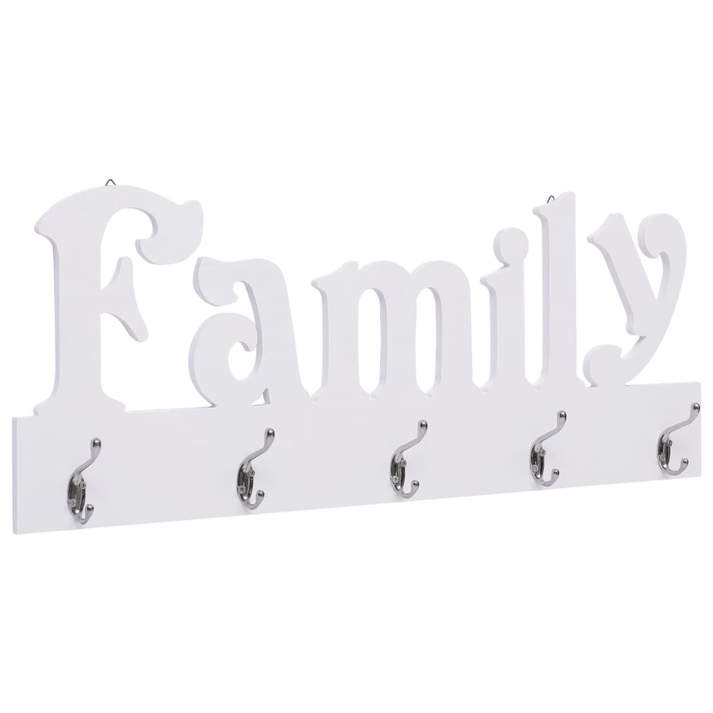 Bilde av Vidaxl Veggmontert Garderobepanel Family 74x29,5 Cm