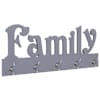 vidaXL seinale kinnitatav riidenagi, FAMILY, hall, 74 x 29,5 cm